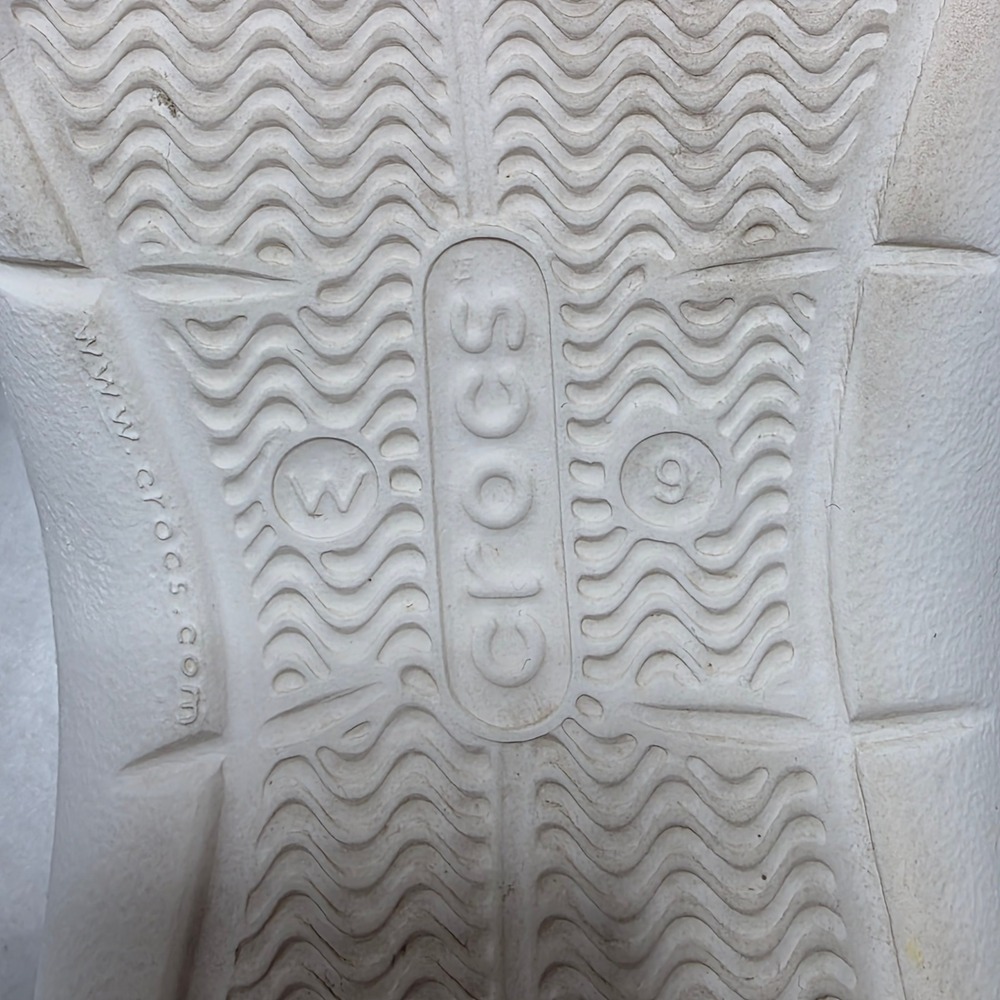 Crocs Swiftwater Sandal Womens 9 Black White Strappy Comfort Slip On - Picture 2 of 10